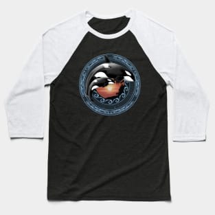 Orca Killer Whale Baseball T-Shirt
